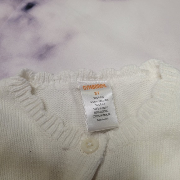 Gymboree Button Cupcake Knit Cardigan Sweater 3T - Picture 5 of 6